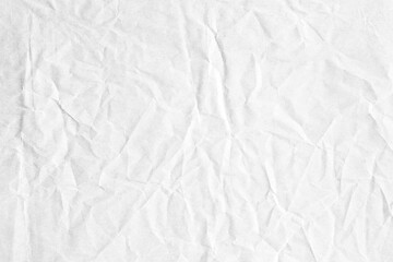 Plakat Macro white paper texture natural crumpled surface