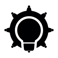 Light Bulb line icon vector, isolatedz