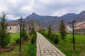 Tower architectural complex Akhtala in northern Armenia