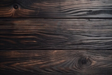 Fototapeta premium Old wooden planks texture or background, Generative AI