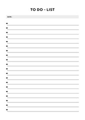 Social Media Schedule Planner Template Set, Minimalist planner pages templates. to do list