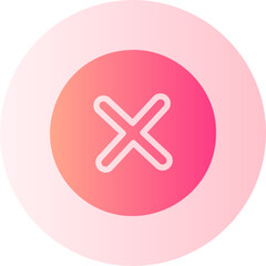 Obraz premium clear gradient icon