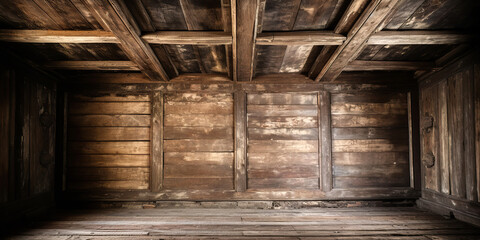  Old wooden ceiling boarding,