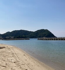 beach and sea