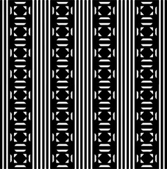 Abstract background with repeat pattern . Black and white color.  Perfect for site backdrop, wrapping paper, wallpaper, textile and surface design. 