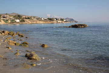 Landscape View from Almadrava Beach; El Campello; Alicante; Spain - 591197779