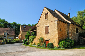 Fototapeta na wymiar France, picturesque village of Salignac