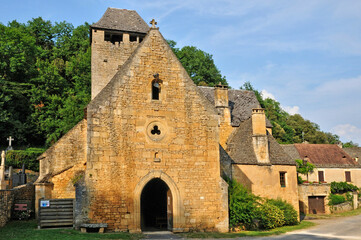 Fototapeta na wymiar France, Saint Crepin church in Dordogne