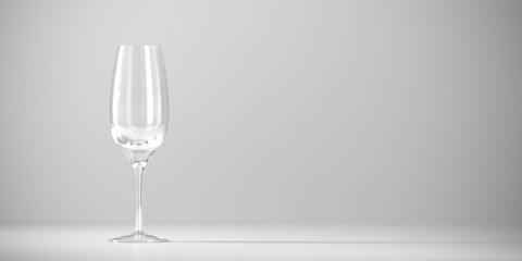 Realistic empty  wineglasses alcohol. Drinks background
