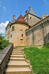 Fototapeta na wymiar France, picturesque castle of Biron in Dordogne