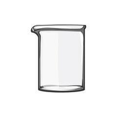 medical laboratory glassware cartoon vector illustration