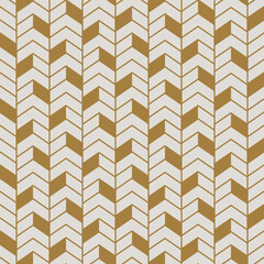 Vintage Art Deco Seamless Pattern. Line art geometric gold shapes. Modern ornaments vector illustration. Gatsby retro elegant background for fabric, wallpaper or wrapping