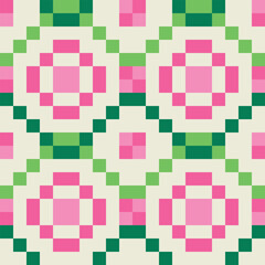 Essential geometric printable seamless pattern with abstract Minimal elegant line form stroke shapes in vibrant colors. Modern simple background in minimalist mid century style vector wall art