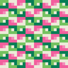 Essential geometric printable seamless pattern with abstract Minimal elegant line form stroke shapes in vibrant colors.