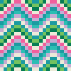 Essential geometric printable seamless pattern with abstract Minimal elegant line form stroke shapes in vibrant colors. Modern simple background in minimalist mid century style vector wall art