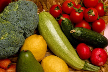 fresh vegetables on the table