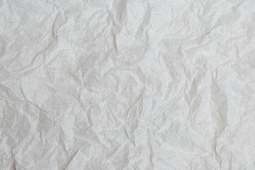 White crumpled paper texture background