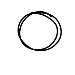 Hand Drawn Circle Outline 