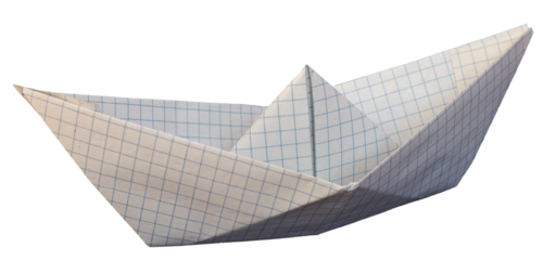 toy paper boat transparent PNG