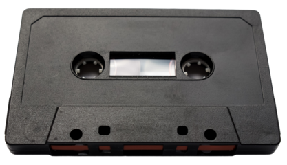 black tape cassette transparent PNG