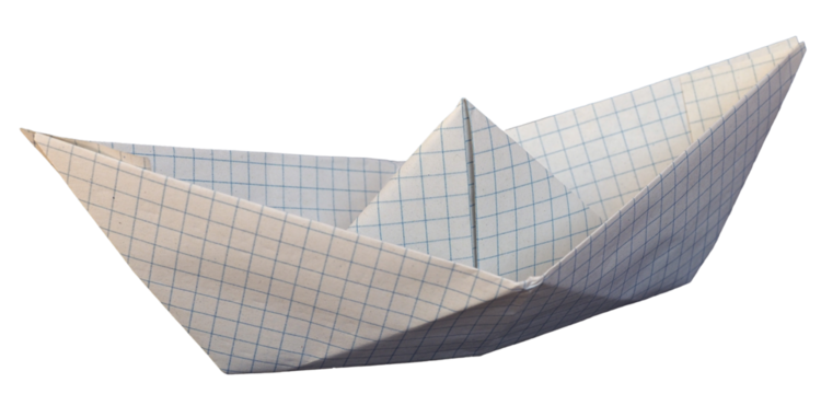 toy paper boat transparent PNG
