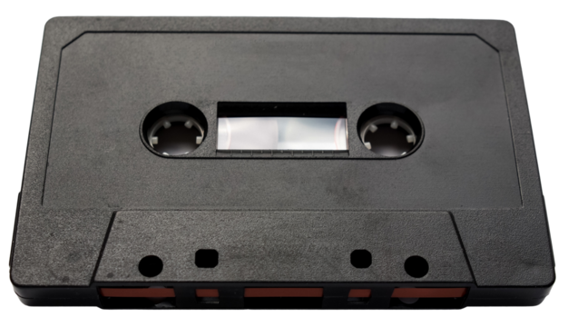 black tape cassette transparent PNG
