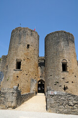 castle of Villandraut in Gironde