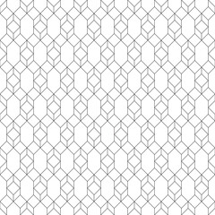 Vector seamless pattern. Modern stylish texture. Monochrome, linear abstract background.