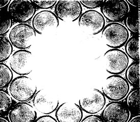 Rustic grunge vector texture with grain and stains. Abstract noise background. Weathered surface. Dirty and damaged. Detailed rough backdrop. Vector graphic illustration with transparent white. EPS10.