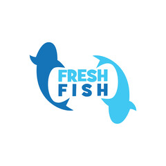 Fresh Fish icon isolated on transparent background