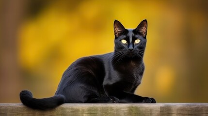 Obraz premium Professional photograph of a kitten with bokeh - generative ai