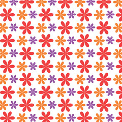 Beautiful colourful flower pettern. Design for background, carpet,fabric, cloth, embroidery.