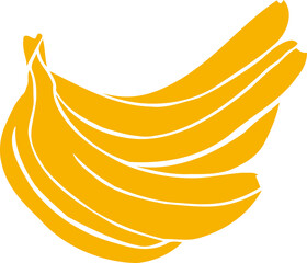 Banana hand illustration