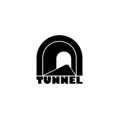 Road Tunnel icon isolated on transparent background