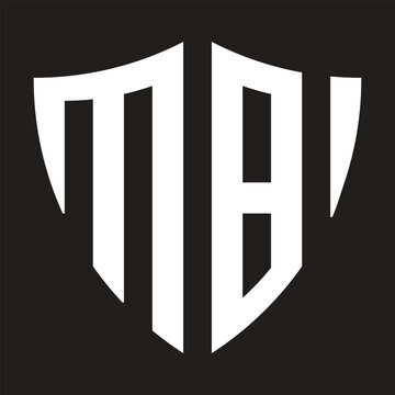 Creative monogram letter MBI or MBI logo