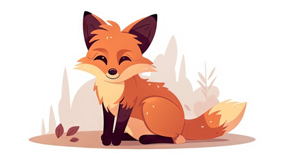 Cute little fox- Generative AI, AI generated