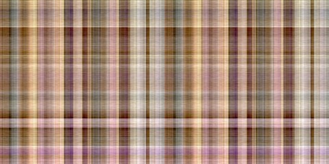 Tartan seamless border. Traditional gingham texture for natural trendy trim. 