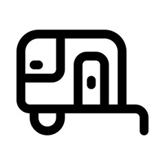 caravan icon for your website, mobile, presentation, and logo design.