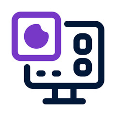 action camera icon for your website, mobile, presentation, and logo design.