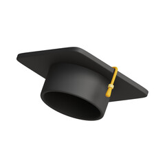 Graduation cap education 3d icon © TianK