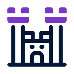 castle icon for your website, mobile, presentation, and logo design.