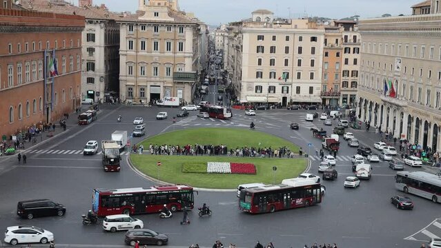 Piazza Venezia, Rome Italy