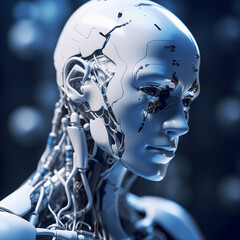 Sci-fi robotics, generative AI