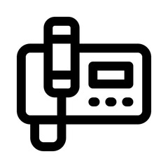 telephone icon for your website, mobile, presentation, and logo design.