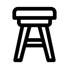 stool icon for your website, mobile, presentation, and logo design.