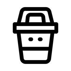 trash icon for your website, mobile, presentation, and logo design.