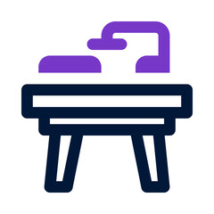 desk icon for your website, mobile, presentation, and logo design.