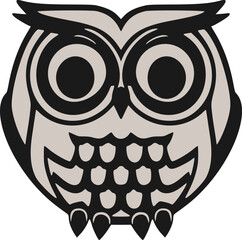 Owl symbol design