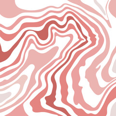 Abstract background of wavy embossed lines. The beauty of natural relief lines in multi-colored horizontals. Wavy pattern of stripes of different thicknesses. Intricate unusual kaleidoscope patterns.
