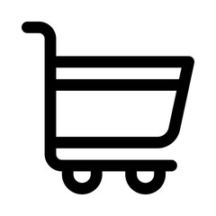 trolley icon for your website, mobile, presentation, and logo design.